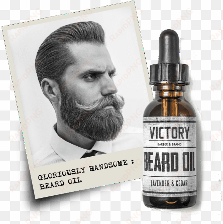 Victory Barber & Brand Beard Oil - Beard Oil transparent png image