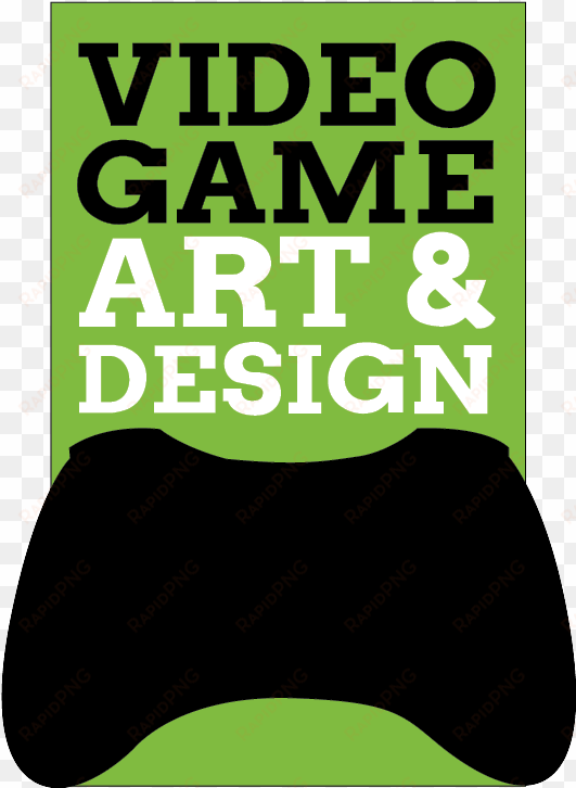 video game art and design - poster