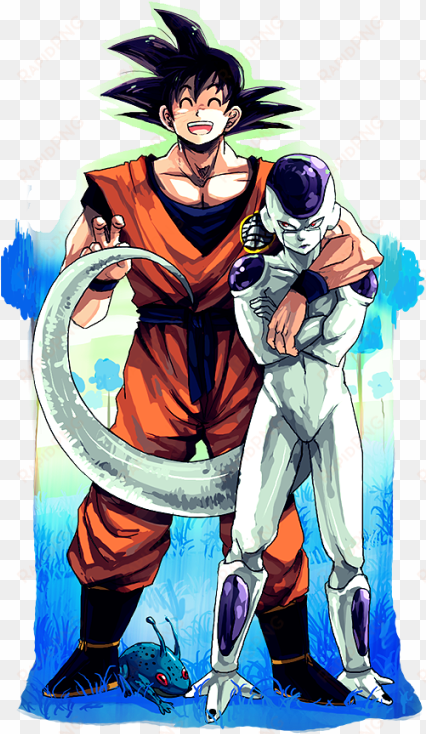view all images - goku and frieza friends