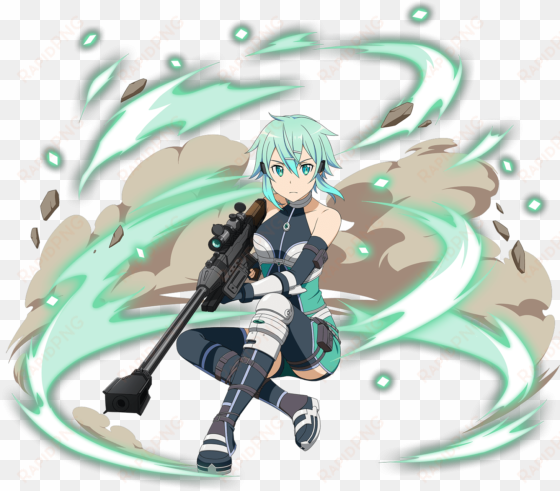 view fullsize sinon image - sword art online memory defrag ggo