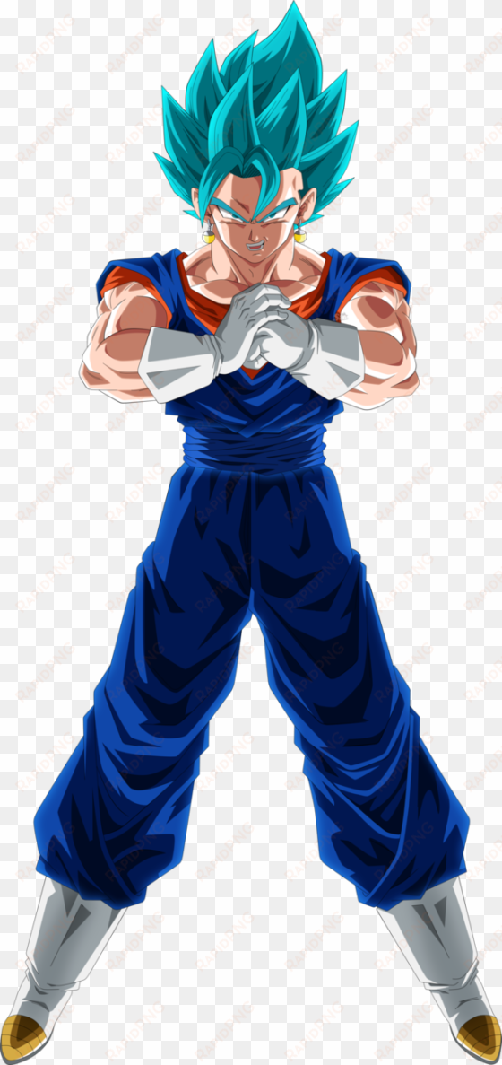 view fullsize vegito image - vegetto ssj blue png