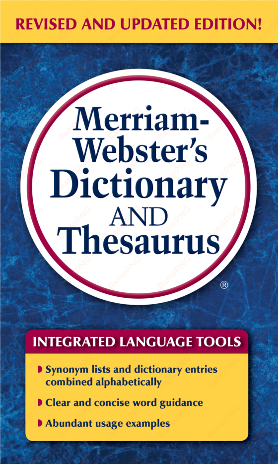 View Larger - Merriam Webster Dictionary And Thesaurus transparent png image