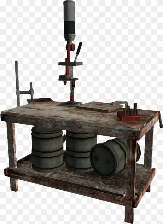 View Samegoogleiqdbsaucenao Reloading Bench , - Fallout Reloading Bench transparent png image