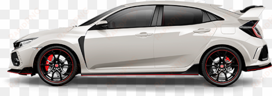 view the jazz - honda civic type r 2018 side