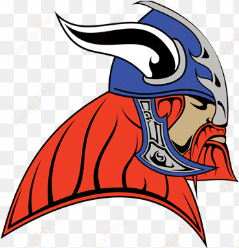 viking head - carl albert state college mascot