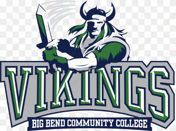 viking with blade - big bend community college vikings