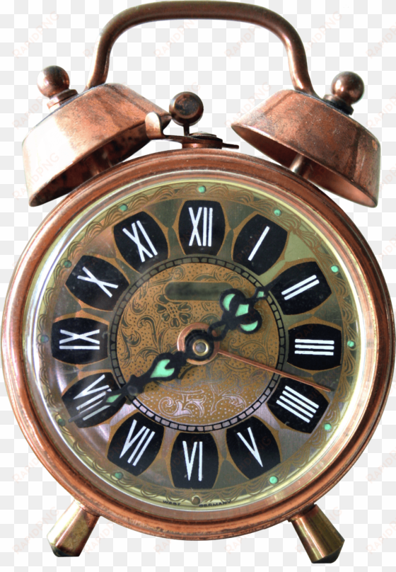 vintage alarm clock - pendentif au cabochon vintage À la montre ancienne,