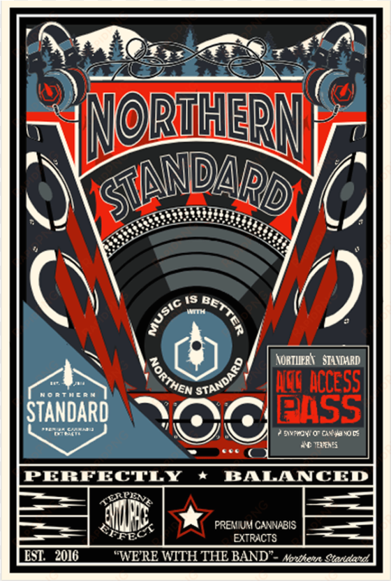 vintage illustrated northern standard music concert - concert