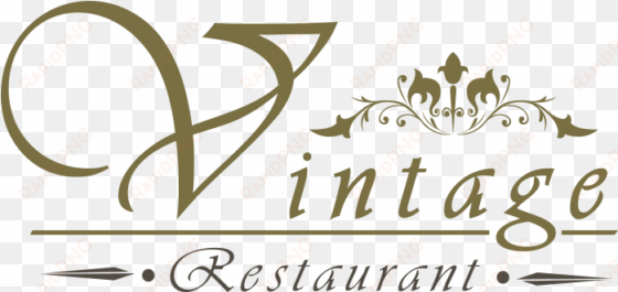 vintage logo restaurante - belmont village logo