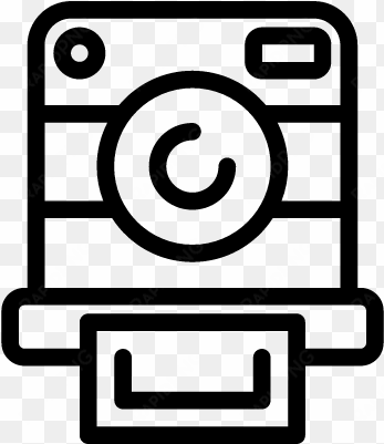 vintage polaroid camera vector - polaroid camera icon png