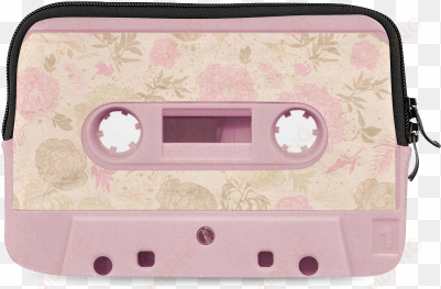 vintage retro soft pink cassette tape ipad mini - brown cassette tape