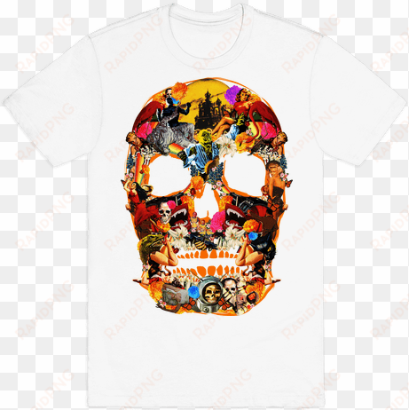 vintage skull - alice in wonderland tshirts