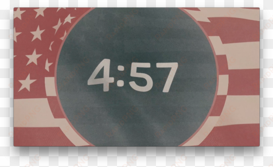 vintage waving american flag countdown - service pack