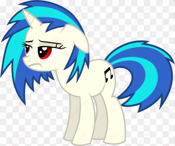 vinyl annoyed - vinyl scratch