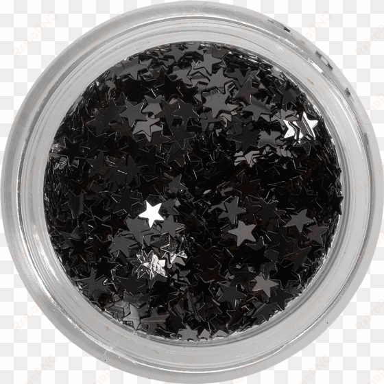 vinyl black stars - paillettes pour ongles vinyl black stars 149528 - beauté