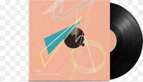 vinyl record design for m83 /personal work - graphic design