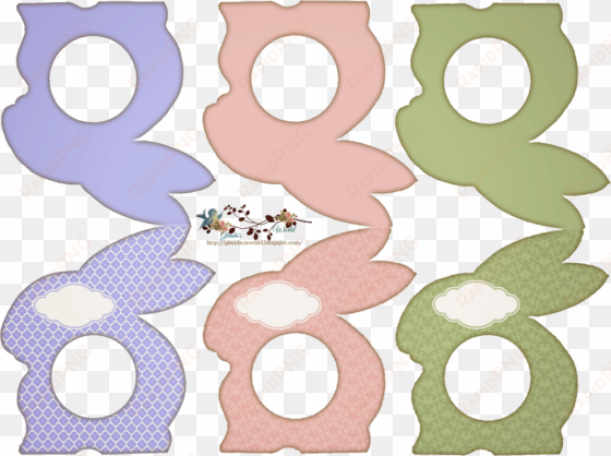 visualizzazione di bunny napkin holders set 2-glenda's - napkin