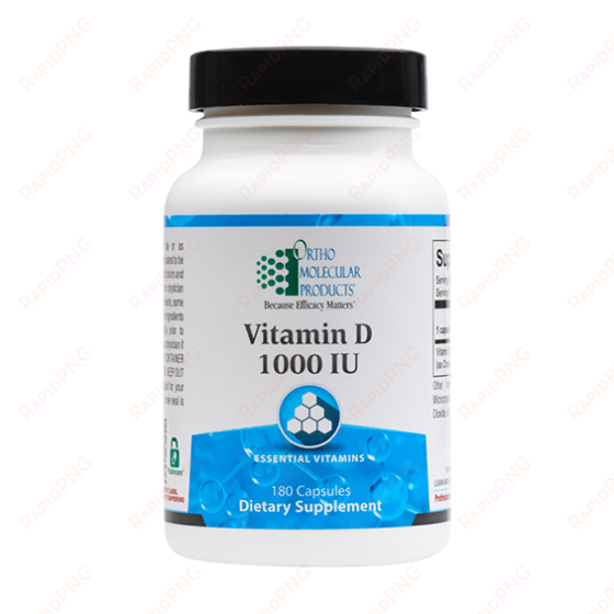 vitamin d 1,000 iu - ortho molecular - vitamin d 1,000 iu - 180 capsules