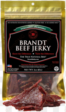 volcanic jalapeno beef jerky 3oz bags - bag