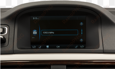 volvo radio equipped with hd radio technology - radio