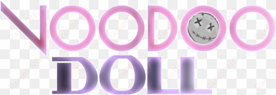 voodoo doll logo - circle