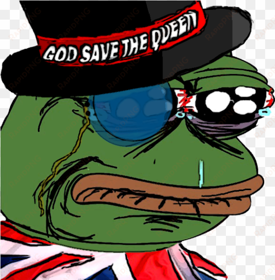 vrdodfk - god save the queen pepe