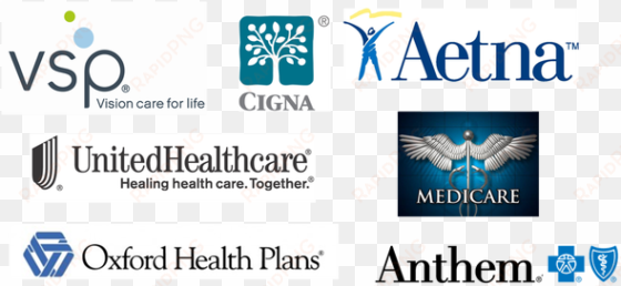 vsp, cigna, anthem, bcbs, blue cross blue shield, united - insurance