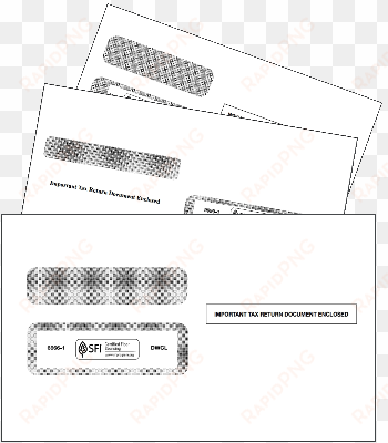 w 2 envelopes,tax double window security envelope for - paper