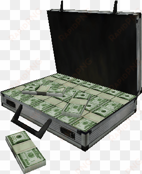 w briefcase opened money - october 18