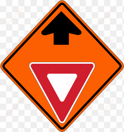 w3-2 yield ahead - low clearance road sign
