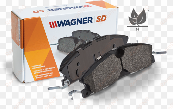 wagner pdp hero img sd - wagner sx624 severeduty semi-metallic front disc brake