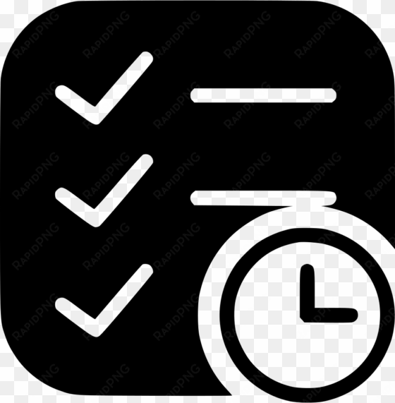 wait for to do list - action icon white png
