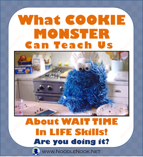 wait time in life skills from cookie monster via noodlenook - pink panther