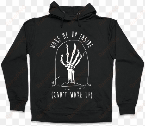 wake me up inside hooded sweatshirt - gekkoukan primary high school