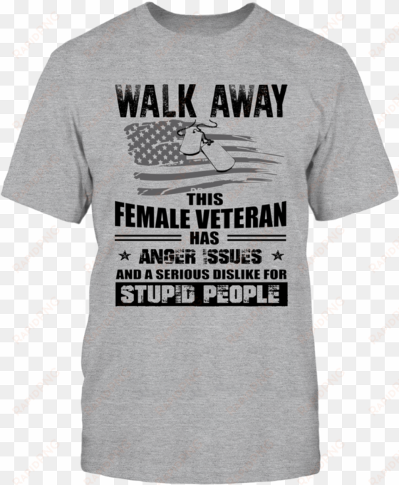 walk away this female veteran has have anger issues