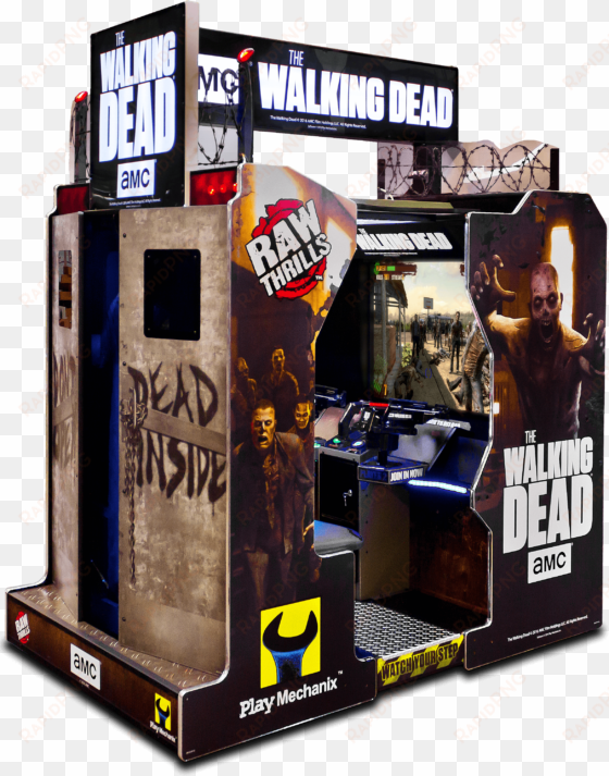 walking dead 1 - walking dead arcade machine