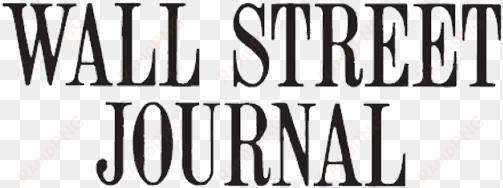 wall street journal png - wall street journal logo black png