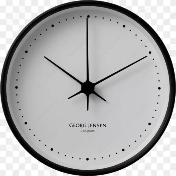 wall watch png file - georg jensen vægur sort