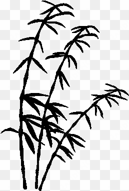 Wallissimo Bamboo Silhouette - Bamboo Tree Silhouette Png transparent png image