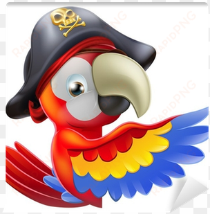 wallmonkeys wm178221 parrot pirate pointing peel and