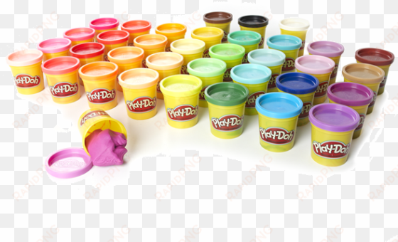 wallpaper cleaning dough - all play doh colours