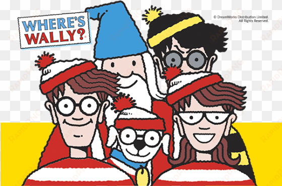 wally and his friends - where's wally stickers