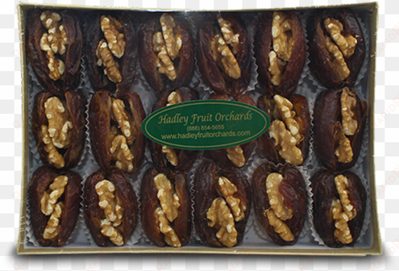 walnut stuffed dates gift box - hadley fruit orchards