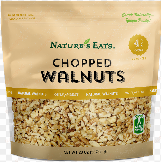 walnuts - nature's eats chopped walnuts, 2 oz