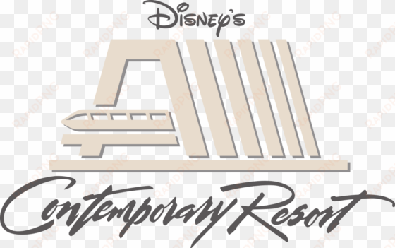walt disney world contemporary resort logo