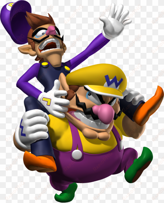 Waluigi Y Wario - Wario And Waluigi transparent png image