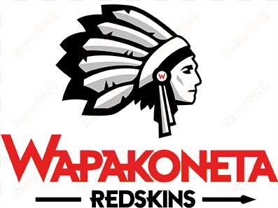 wapakoneta redskins - wapakoneta high school logo