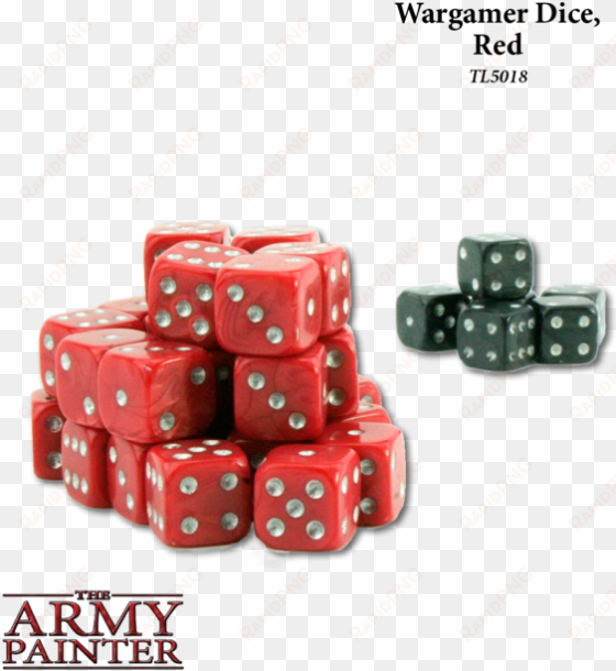 wargamer dice, red - wargaming dice - red