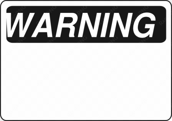 warning clipart black and white - warning sign template black and white