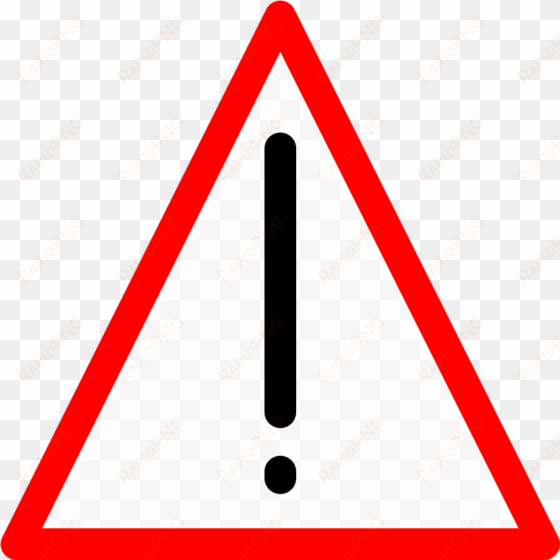 warning sign - red triangle png